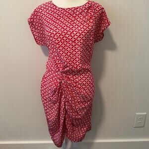 Thakoon 100% Silk Pink Print Dress